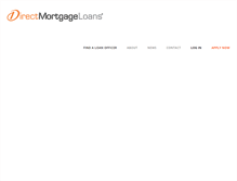Tablet Screenshot of directmortgageloans.com